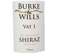 Burke and Wills 2018 Vat 1 Shiraz